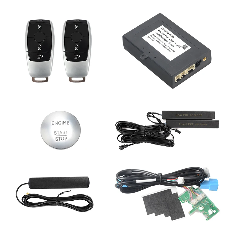 

EASYGUARD Smart Key Upgrade The Push Button Start And PKE Fit For Benz FBS4 2014 and later years with turn key start only