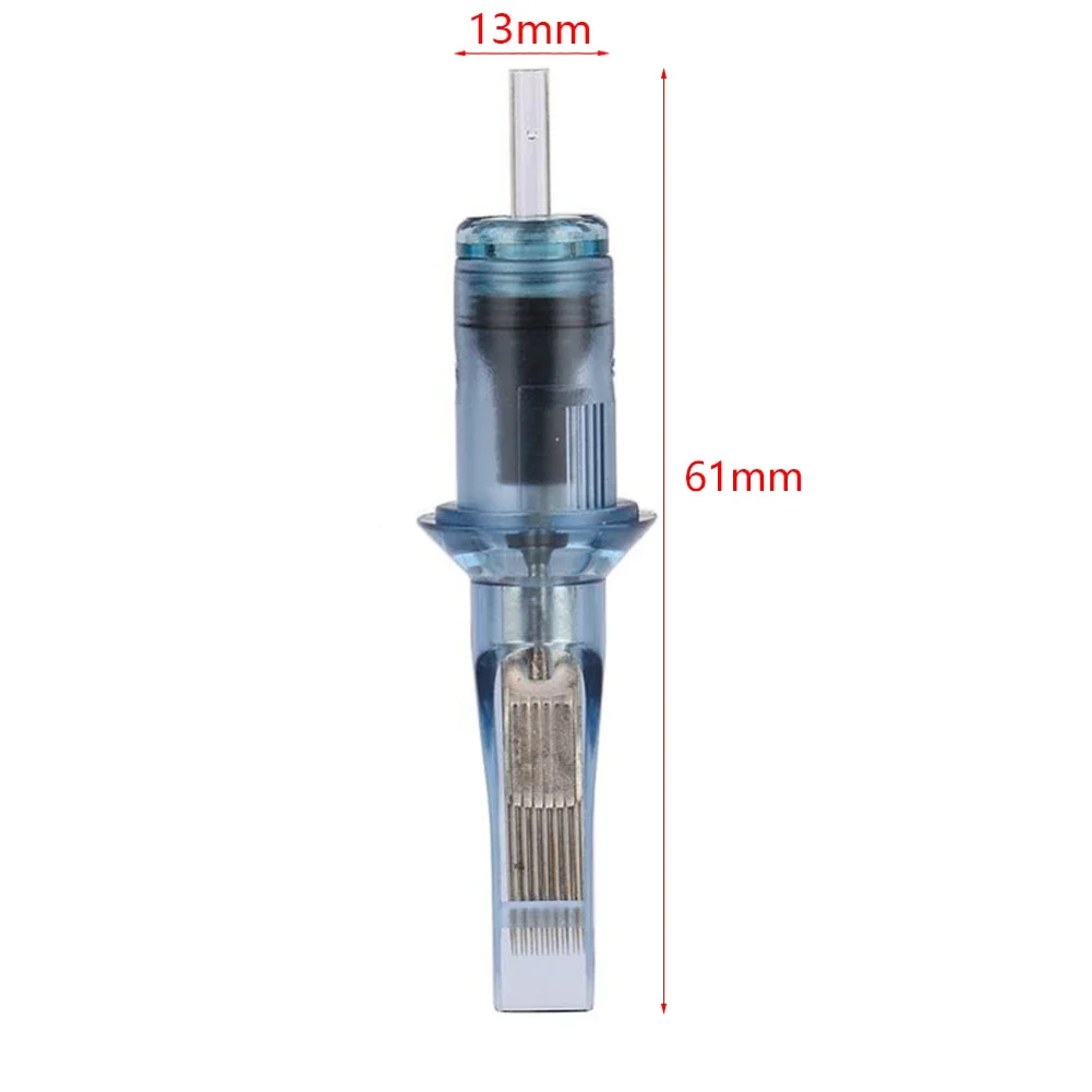 10 PC Disposable ฆ่าเชื้อเข็มสัก 3RS/5RS/7RS/9RS/11RS/14RS/18RS แต่งหน้าถาวรเข็มเข็มสําหรับสักโรตารีปากกา