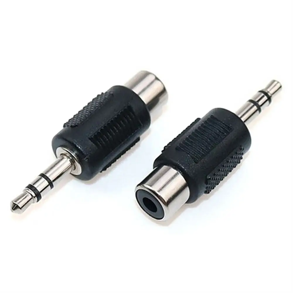 Plated 3.5mm Jack Connecting Plug RCA Connecting Mono/stereo Plug Adapter Audio RCA Plug RCA  to 3.5MM RCA Jack Connector