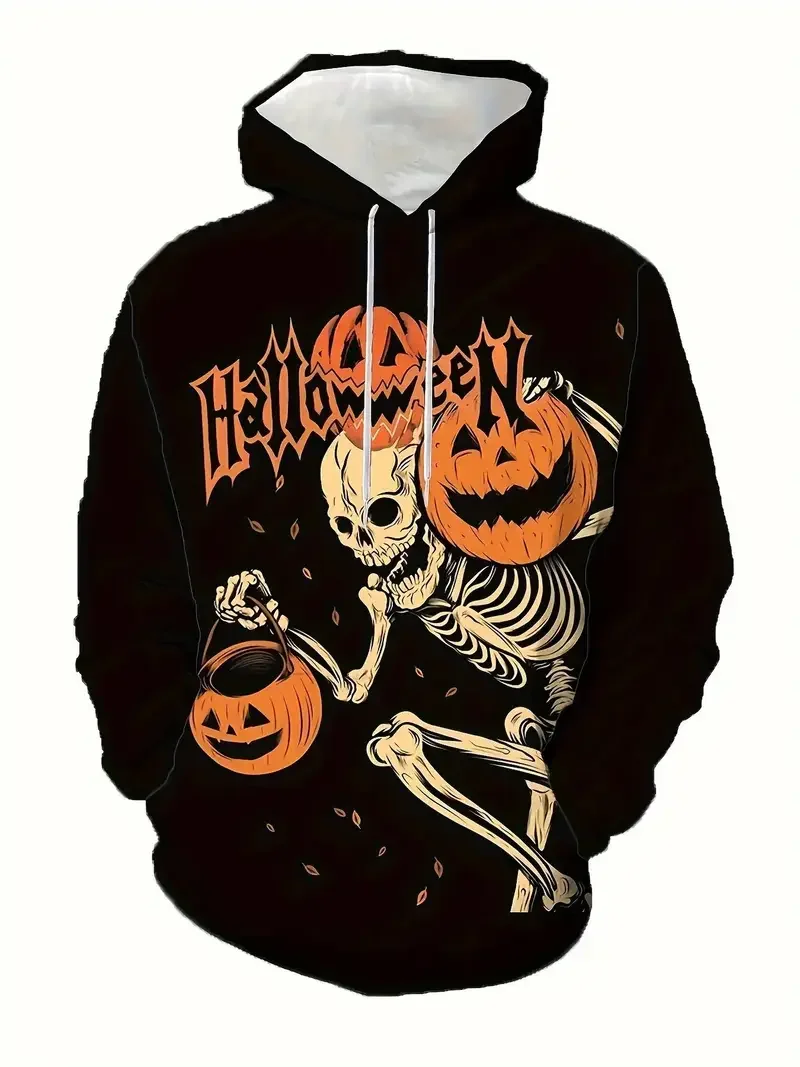 مضحك هالوين موضة اليقطين ثلاثية الأبعاد الجرافيك هوديس البلوز الرجال النساء البلوز الهيب هوب كول هوديس ملابس الشارع عادية هودي