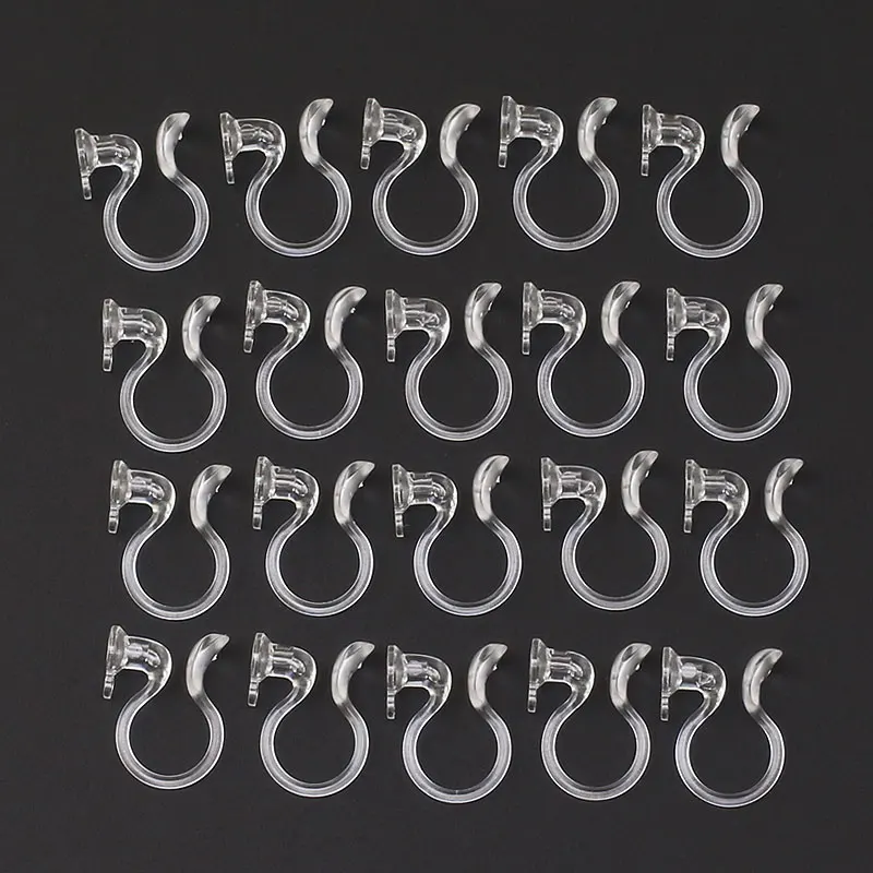 محولات مشبك الأذن من الراتنج |   أجزاء مجوهرات مصنوعة يدويًا لتعديل أقراط الخطاف/الأذن لتعديل الأقراط النسائية