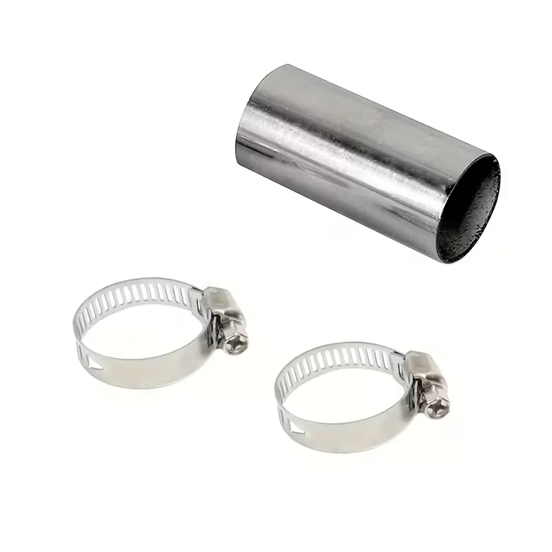 RV Diesel Heater Exhaust Pipe Connector With Clamp Gas Vent Hose 24mm For Webasto Eberspacher Diesel Parking Heater