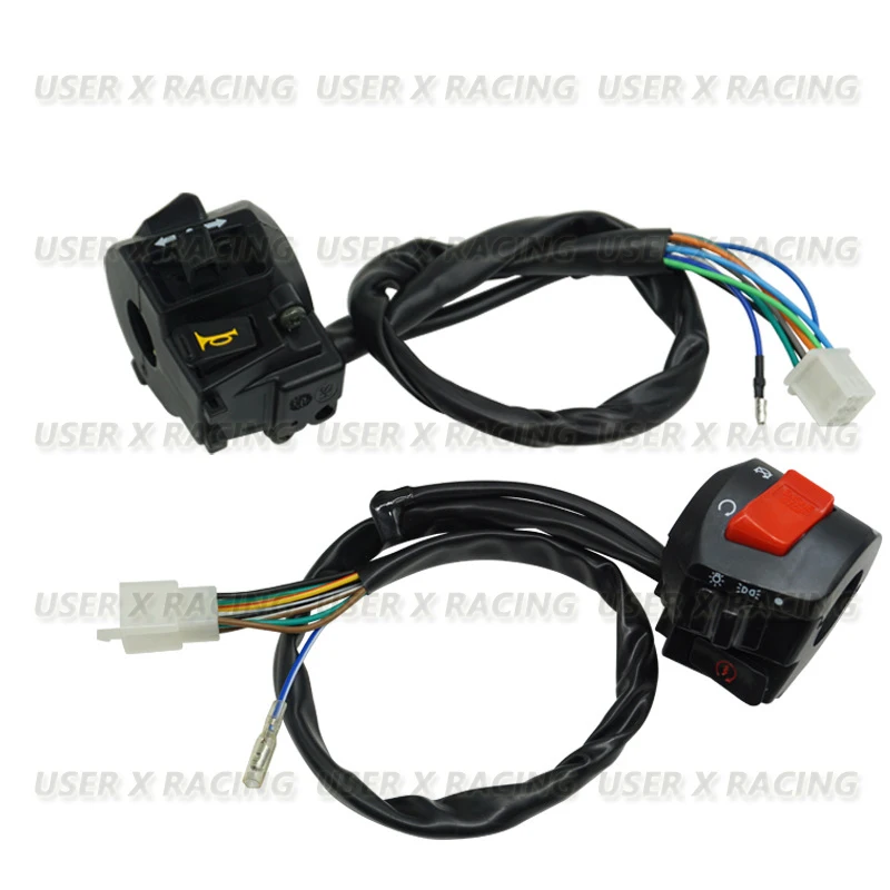 

USERX Motorcycle Universal accessories Left and right handlebar seat combination switch throttle wire hole CBR model