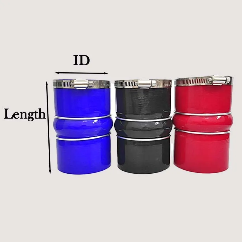 ID45-110mm Turbocharger Connection Pipe Car Hump Silicone Hose Intercooler Intake Pipe Discharge Engine intake Outlet Hose