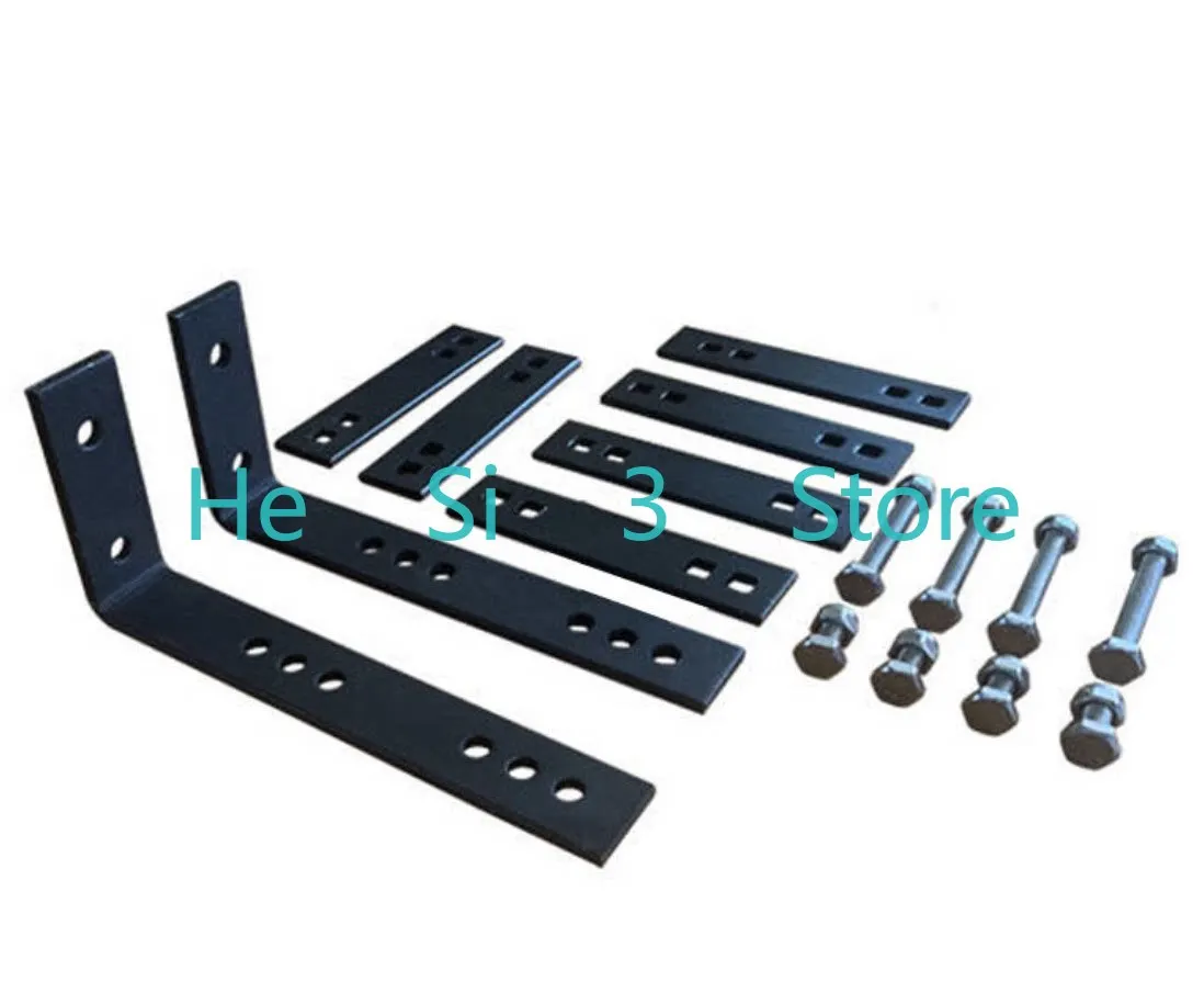 Black crossbar accessories, side tent car canopy crossbar installation accessories