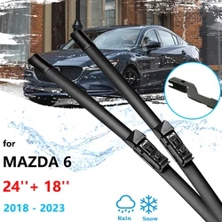 For Mazda6 Mazda 6 GJ 2018 2019 2020 2021 2022 2023 Car Front Wiper Blades Rubber Window Windshield Windscreen Brushes Cleaning