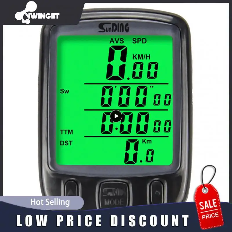 SD-563A Code Meter Waterproof Bike Computer With Backlight Wireless Wired Computer Bike Speedometer Odometer Bikes Stopwatch