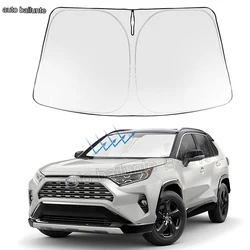 For Toyota RAV4 2019 2020 2021 2022 2023 SUV Hybrid Car Front Windshield Sunshade Cover Accessories