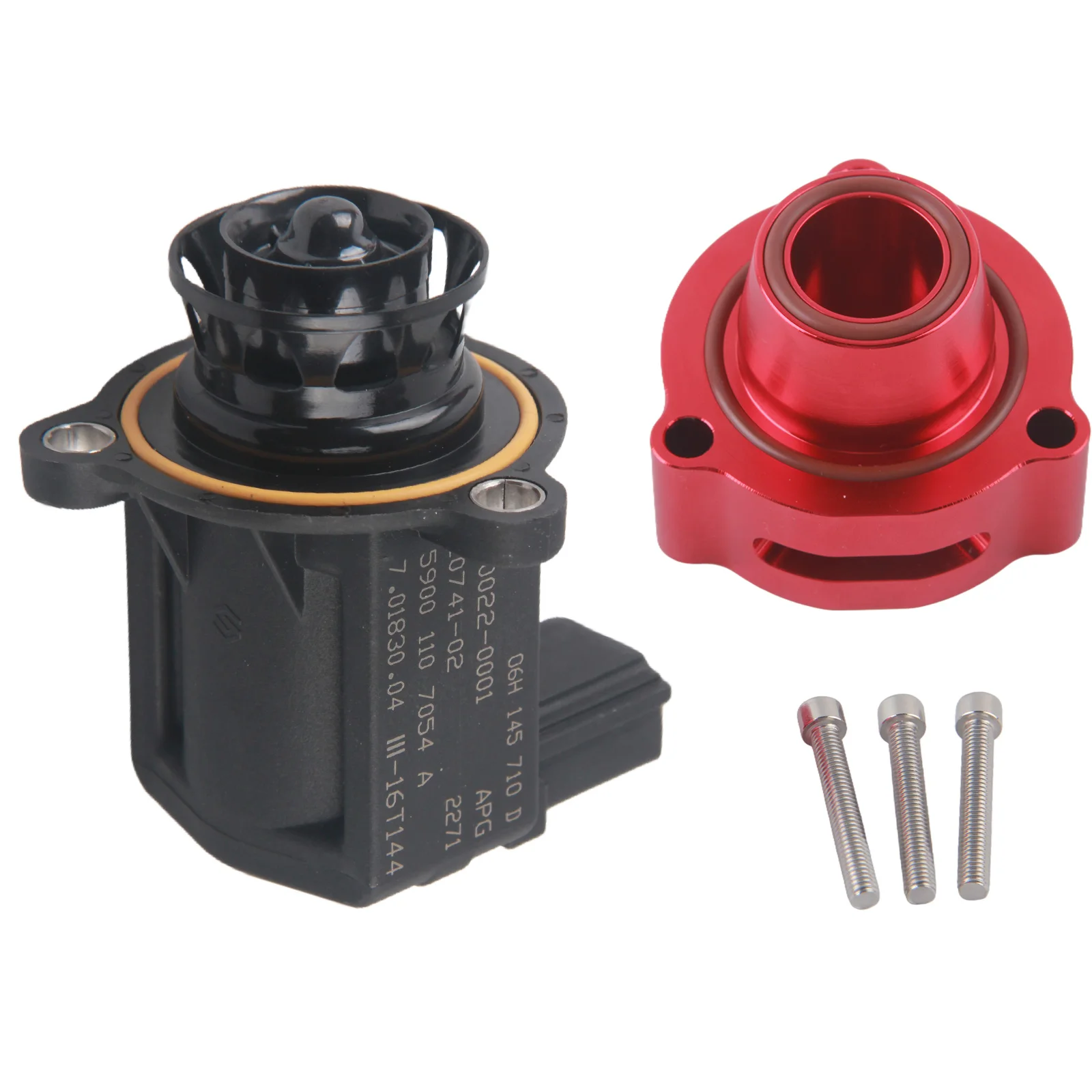 NEW Turbocharger Diverter Bypass Blow off Valve Adapter 2.0L for A3 A4 TT VW CC Eos GTI Jetta Passat Tiguan Beetle 06H145710 D