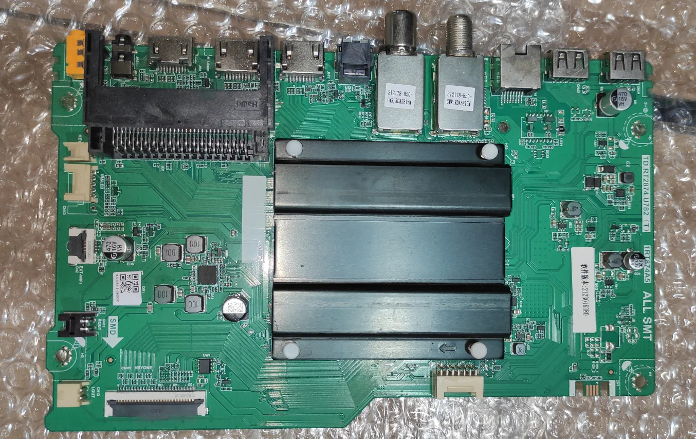 Free shipping! TD.RT2874.U782(T)   1RT874A5     LED TV motherboard tested well