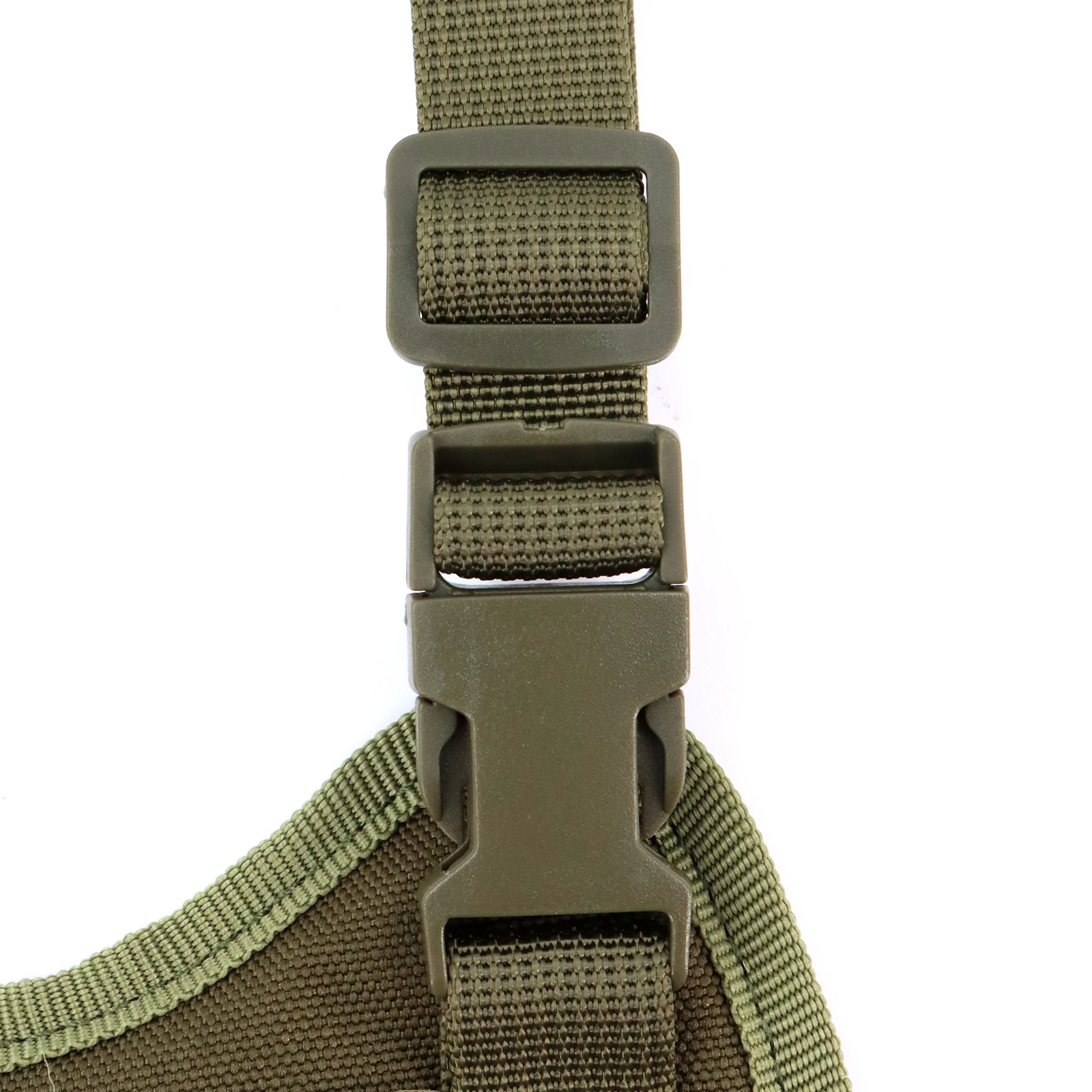 Taktisches Katzengeschirr, verstellbar, langlebiges, ausbruchsicheres Nylon-Haustiergeschirr für kleine und mittelgroße Katzen, Welpen, zum Spazierengehen, Camping, Reisen – Detail 5