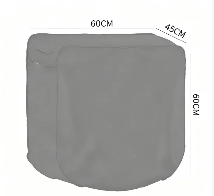 60x45x60cm Hose Cover for Garden Use Waterproof 600D Oxford Material Dust Weather UV Resistance Black or Gray Option