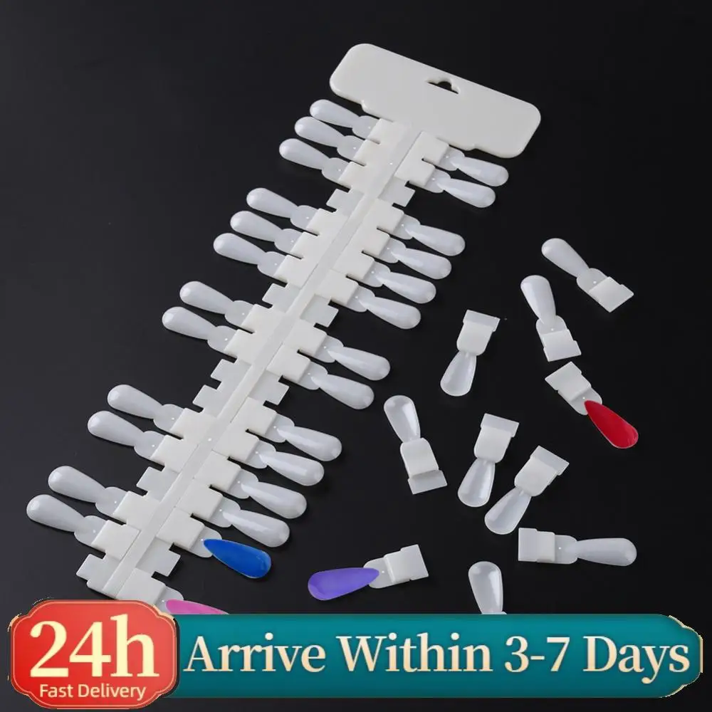 

36pcs/set Manicure Practice Display Board Pro False Nail Tips Sticker Removable Nail Art Display Palette Useful Manicure Tools