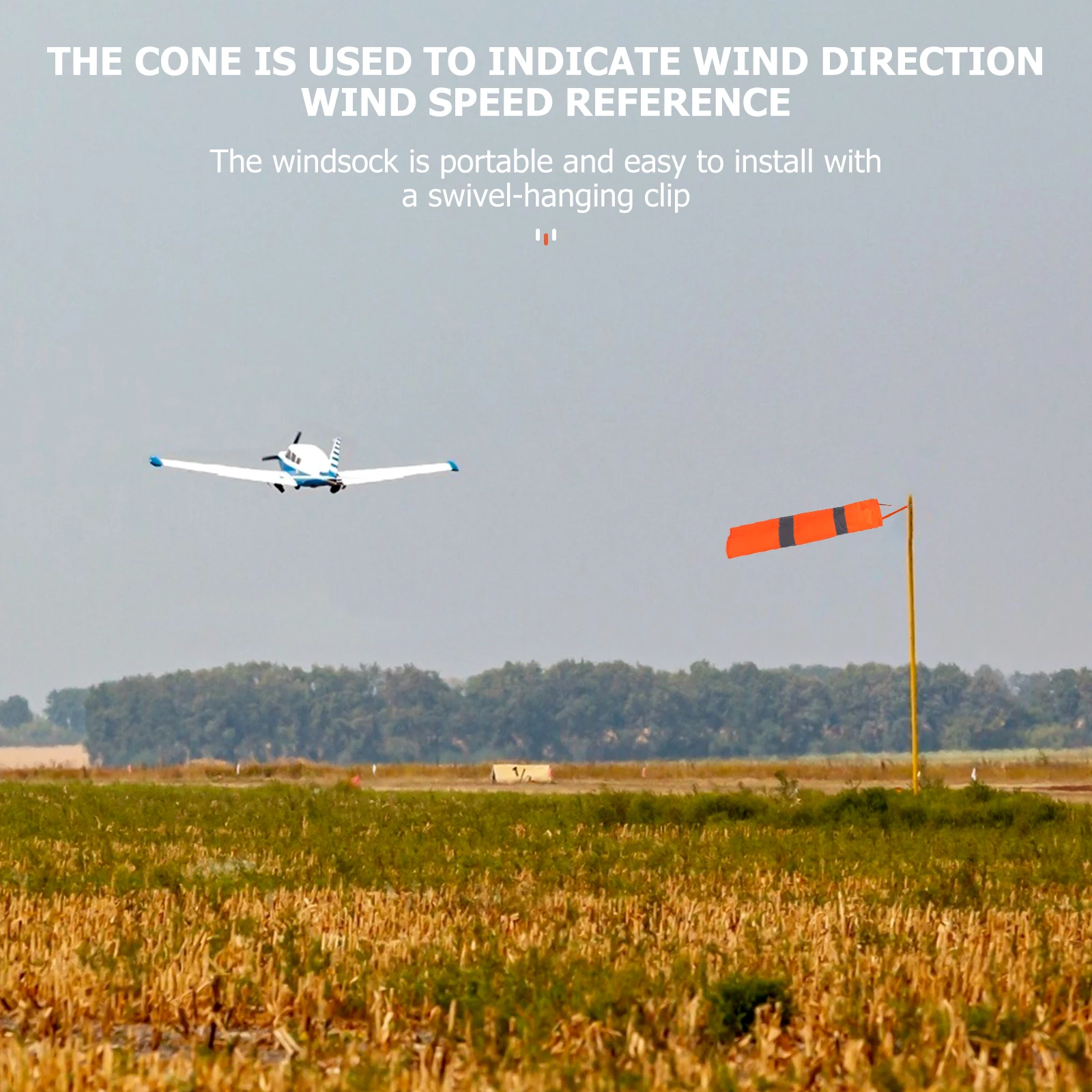 

1pc Windsock Premium Durable Outdoor Garden Decoration Portable Wind Direction Flag For Lawn Patio Creative Wind Sock