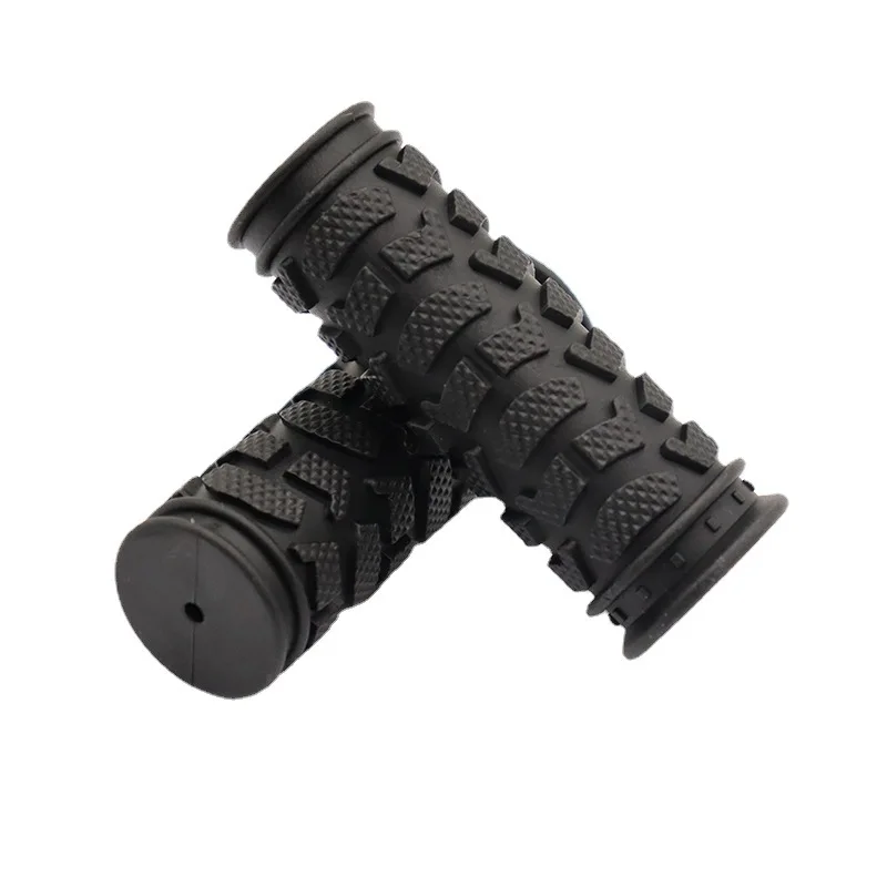 AliExpress NONE 1Pair MTB Handlebar Grips,Soft Anti-slip Rubber Lock-on Handle Cover for Mountain & Folding Bike