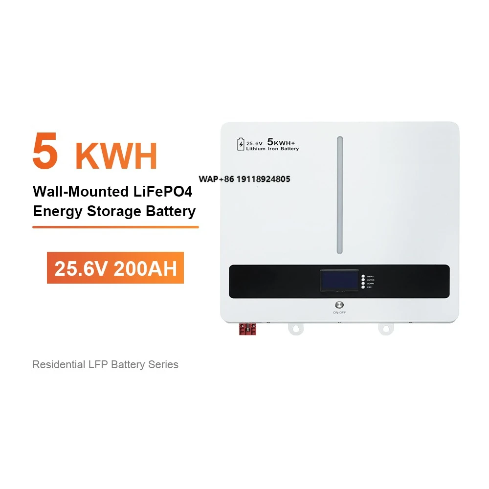 

Литиевая аккумуляторная батарея ZOOMAR SOLAR класса А для хранения солнечной энергии, 25.6В 200Ач, глубокого цикла разряда, LiFePO4, для домашней солнечной системы