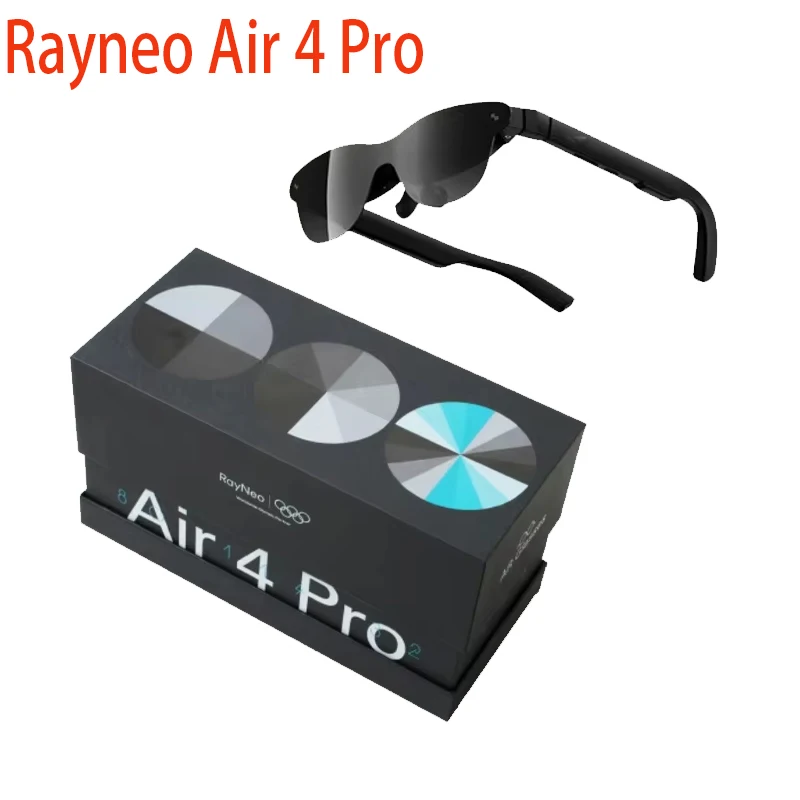 2025 Rayneo Air 4 Pro Smart AR Glasses 4K Video Capture 3G Voice Control IPX-5 Waterproof Head-Mounted XR Support DP Agreement！