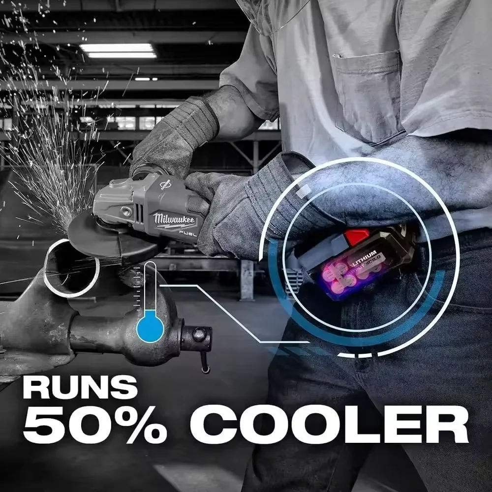 NOVÁ 12000mAH pro Milwaukee M18 18V náhrada za Milwaukee M18B5 XC Li-ion baterie 48-11-1815 48-11-1850 2604-22 2604-20 - náhled 2