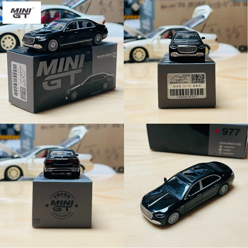 

MINI GT # 9877, 1:64 S680, литая под давлением модель автомобиля из сплава, полностью открытая, игрушка для мальчиков, детский подарок, коллекционный дисплей для взрослых.