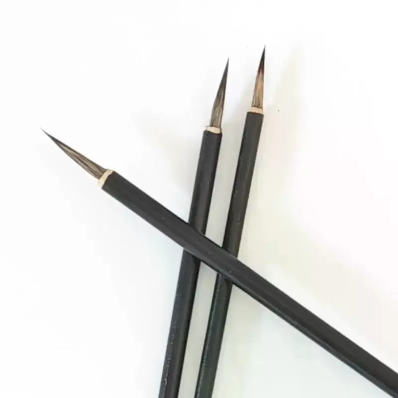 3Pcs/set Chinese Calligraphy Brushes Hook Line Brush Set Fine Detail Paint Brushes For Watercolor Calligraphy Art Painting