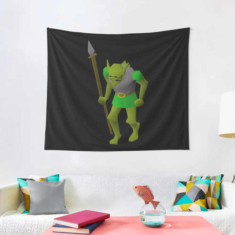 

Classic Goblin - Old School Runescape - OSRS Tapestry Art Mural Decorations For Room House Decor Tapestry