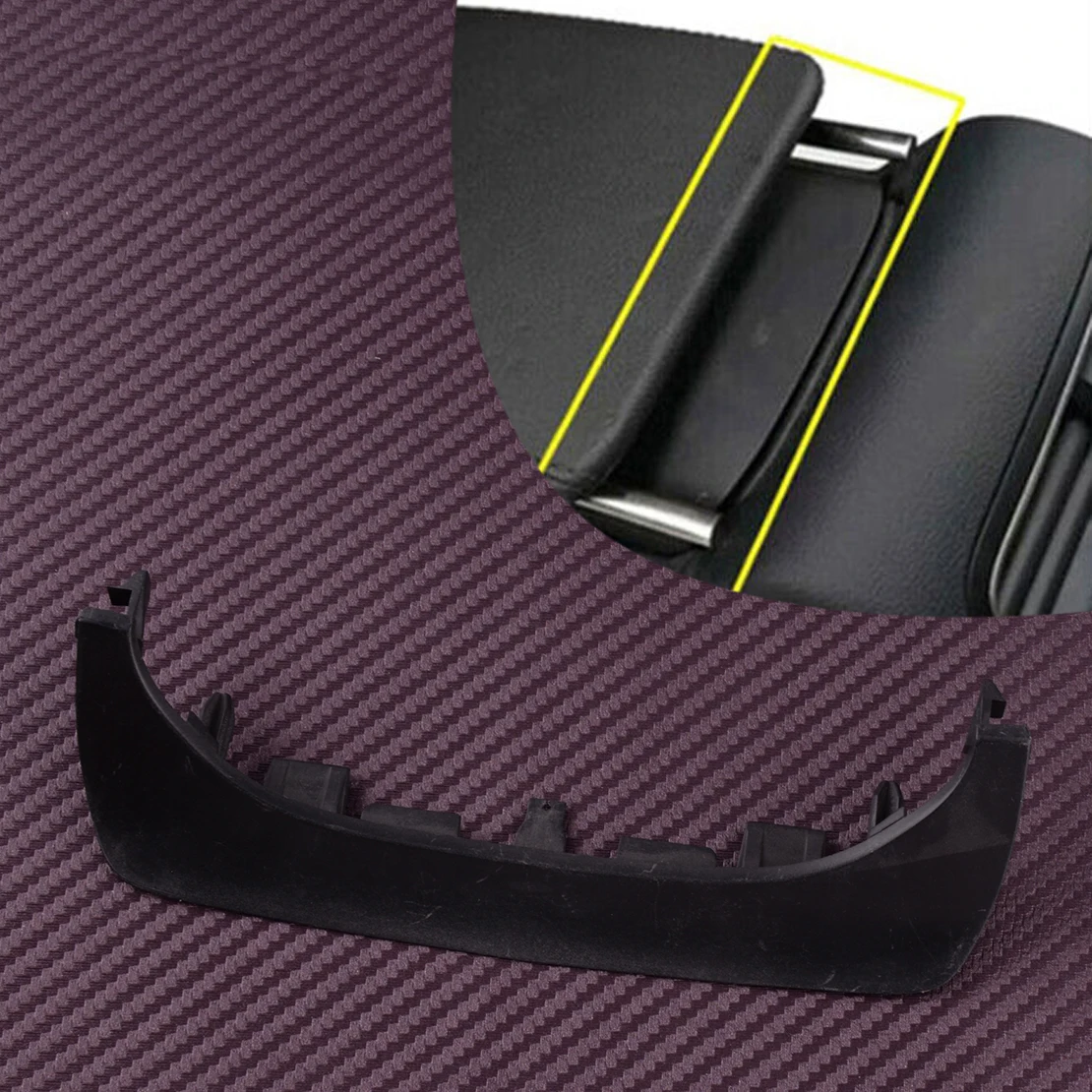 8K0 864 207 A Car Central Armrest Cover Trim Bezel Black Fit For Audi A4 B8 2016 2015 2014 2013 2012 2011 2010 2009