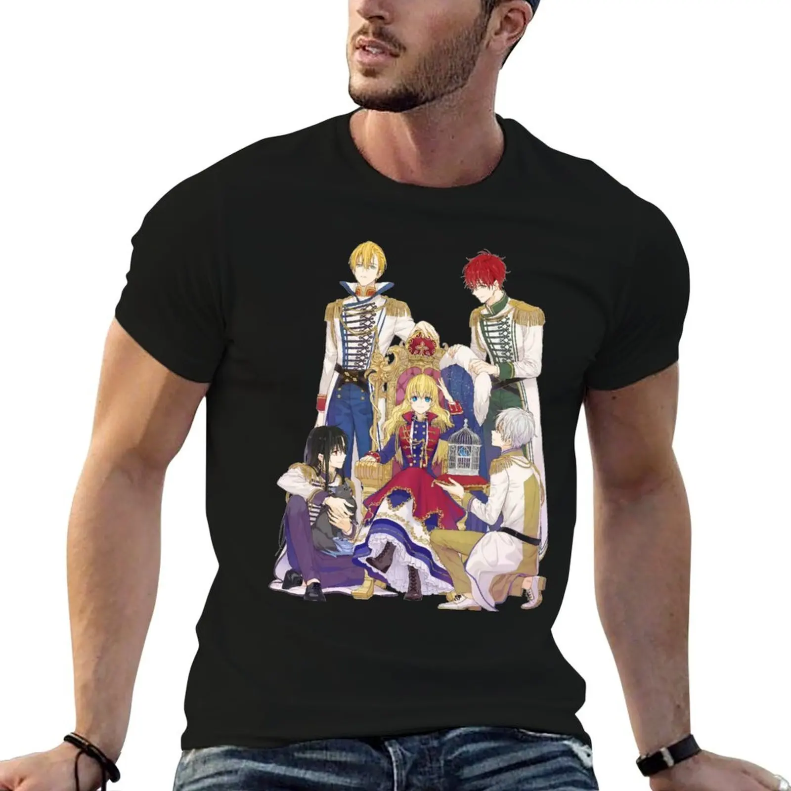 تي شيرت من صنعني أميرة / فجأة أصبح أميرة يوم واحد أثي أثاناسيا، كلود دي أوبيليا، فيليكس، لوكاس، إيجكييل/إيكيز