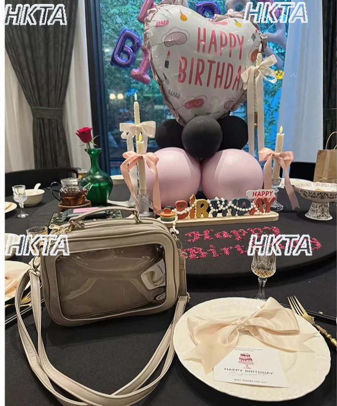 

Модный повседневный рюкзак из ПУ большой вместимости для концертов, выставок комиксов, фан-мероприятий и косплея в стиле 2D-культуры