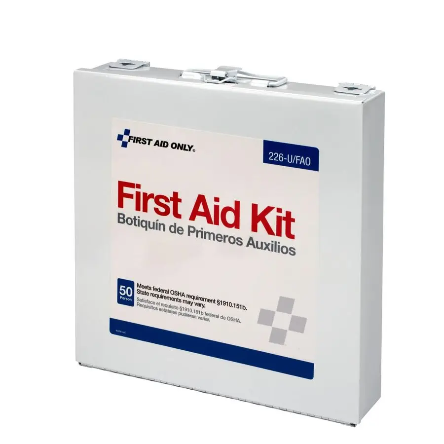 

226U OSHA Compliant First Aid Kit, 50Person Emergency First Aid Kit for Business, Home, Car, and Worksites with ColorCoded Uniti