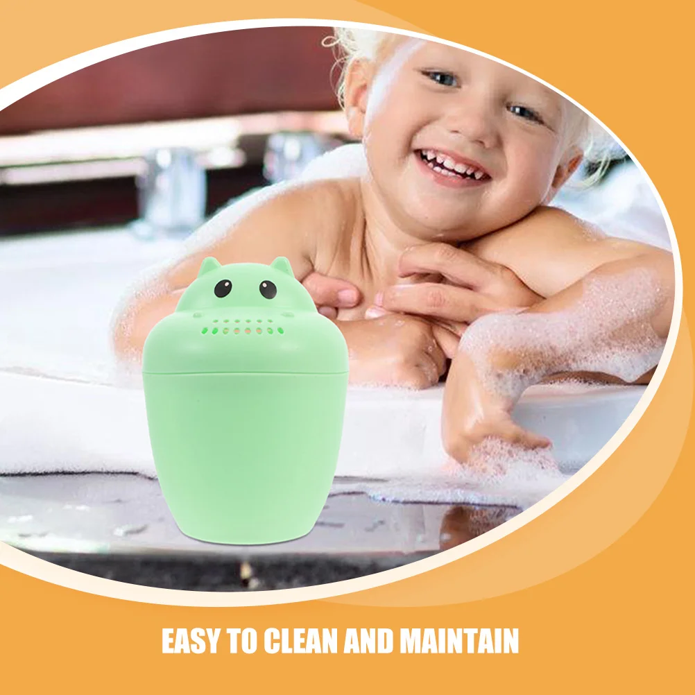 2 قطعة كوب شطف حمام الطفل مريح الشامبو شطف غسل الشعر إبريق لحديثي الولادة الصغار دش اكسسوارات الاستحمام القدح #2
