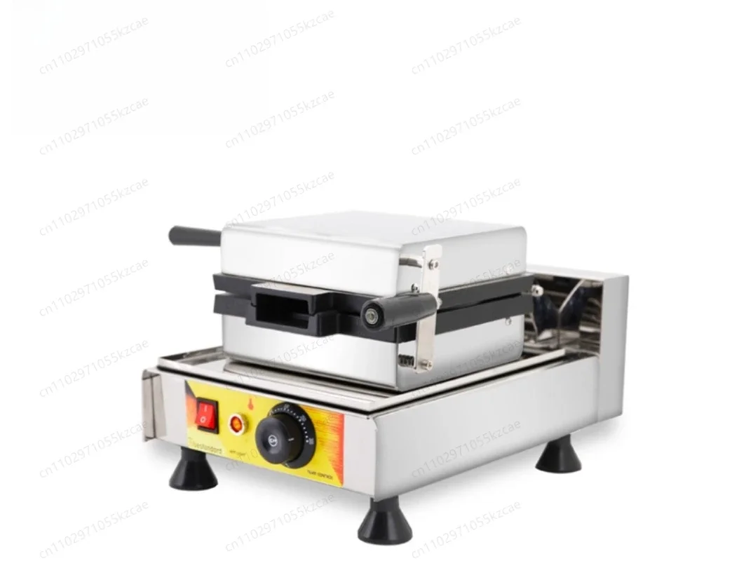Creamy Chocolate Waffles, Double Sided Heated Electric Cake Pan, Baking Snack Machine NP81