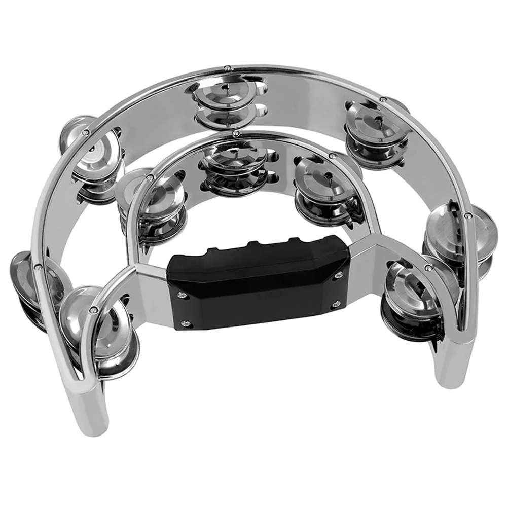 

Musical Instrument Tambourine Metal Adult Percussion Tambourines for Adults