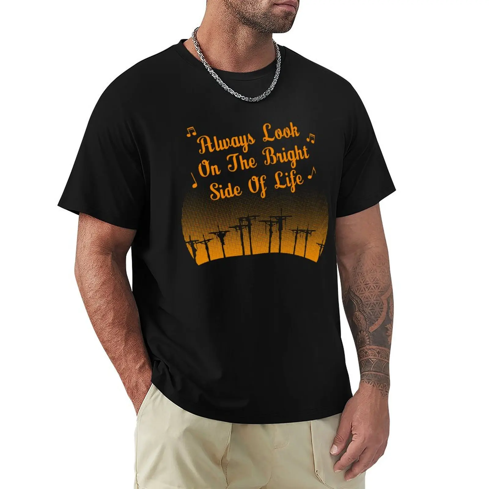 Always look on the bright side of life T-Shirt Soft Lightweight Cotton T-Shirt