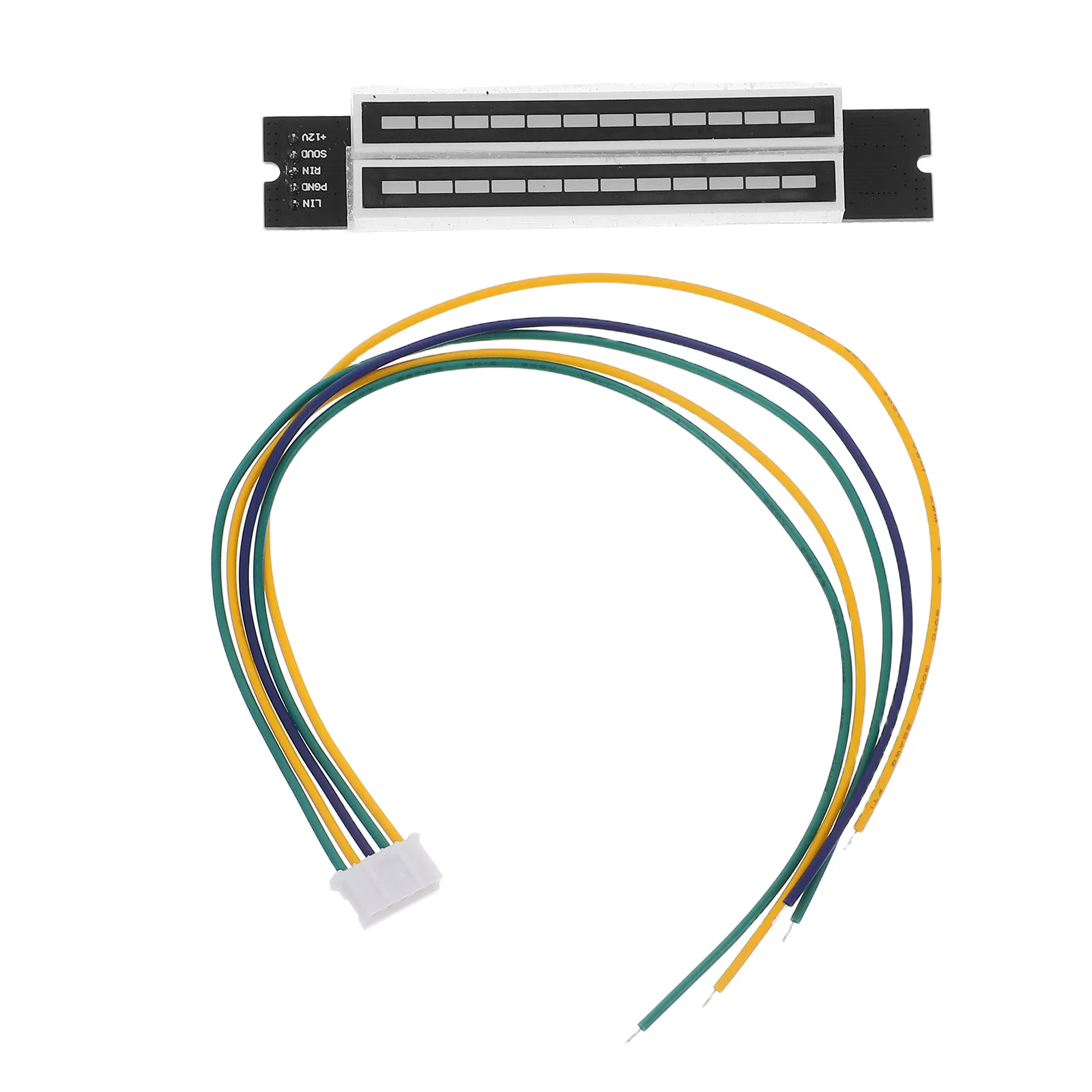 1Set 12-Bit Dual Channel Audio LED Muziek Spectrum Niveau Indicator Licht Compact Formaat Langdurig Gebruik Agc-modus Selectie