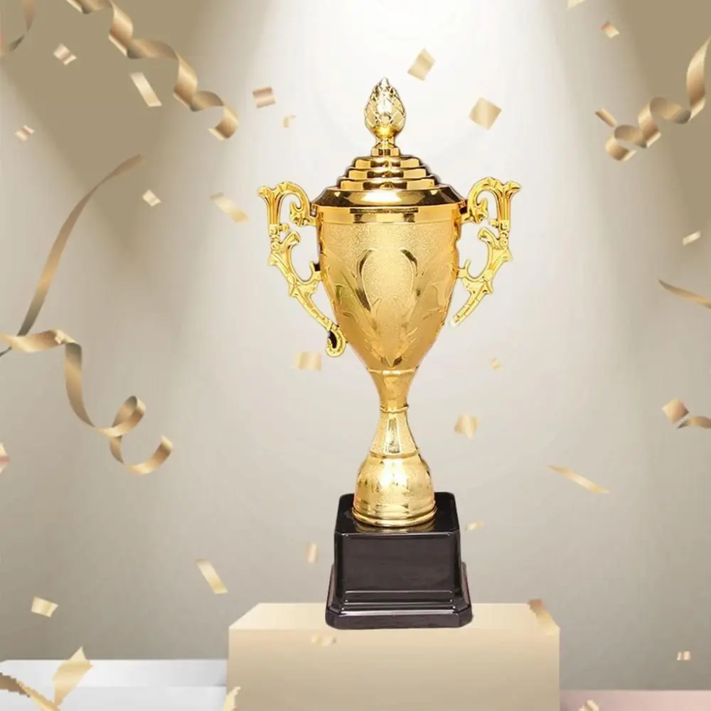 Children's Gold Trophy Awards Plastic Model School Rewarding Supply Small Prize Cup Competition Soccer Craft Souvenirs