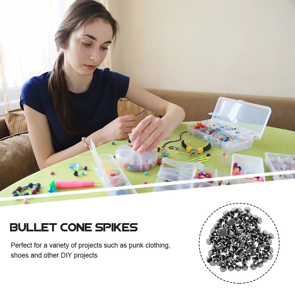 

Cone Spike Rivets Diy Punk Style Sewing Accessories Decorative Studs For Clothes Shoes Bags Embellishment Garment Diy Ccb