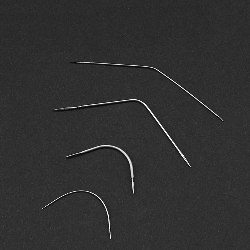 Suture curved needle puncture needle fishhook needle