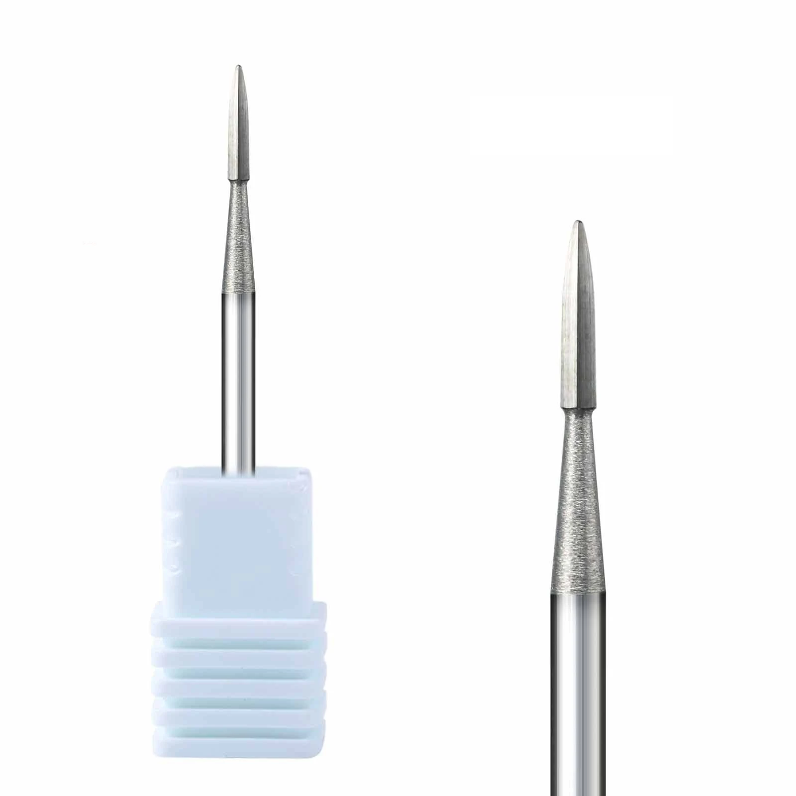 Set manicure per punte da trapano per unghie in carburo di tungsteno da 10 pezzi per strumenti per il trattamento rapido della pelle morta per la rimozione rapida delle unghie acriliche