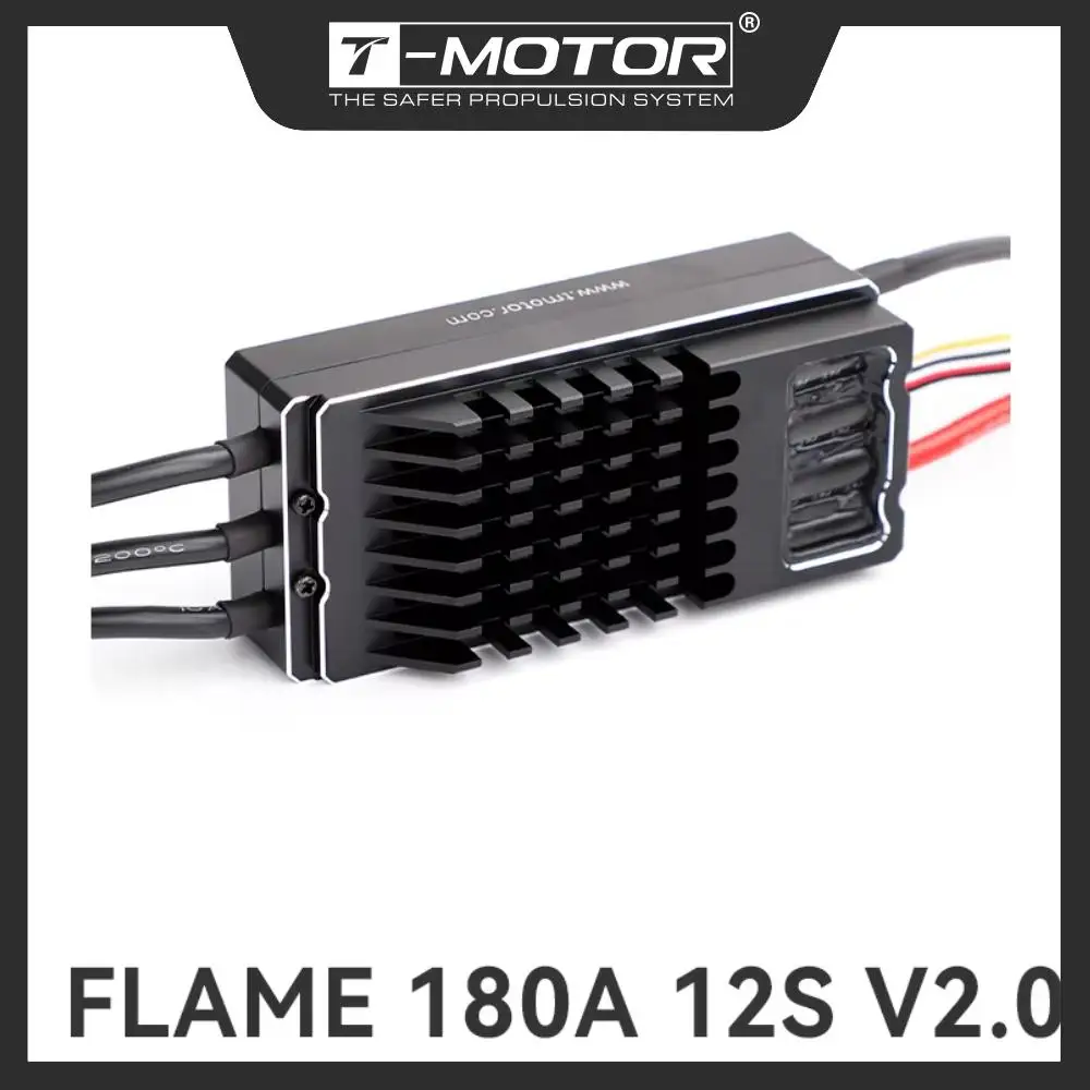 

T-MOTOR FLAME 180A 12S V2.0 ESC 6-12S Electronic Speed Controller For RC Drone UAV U12II U13II U15II Motor