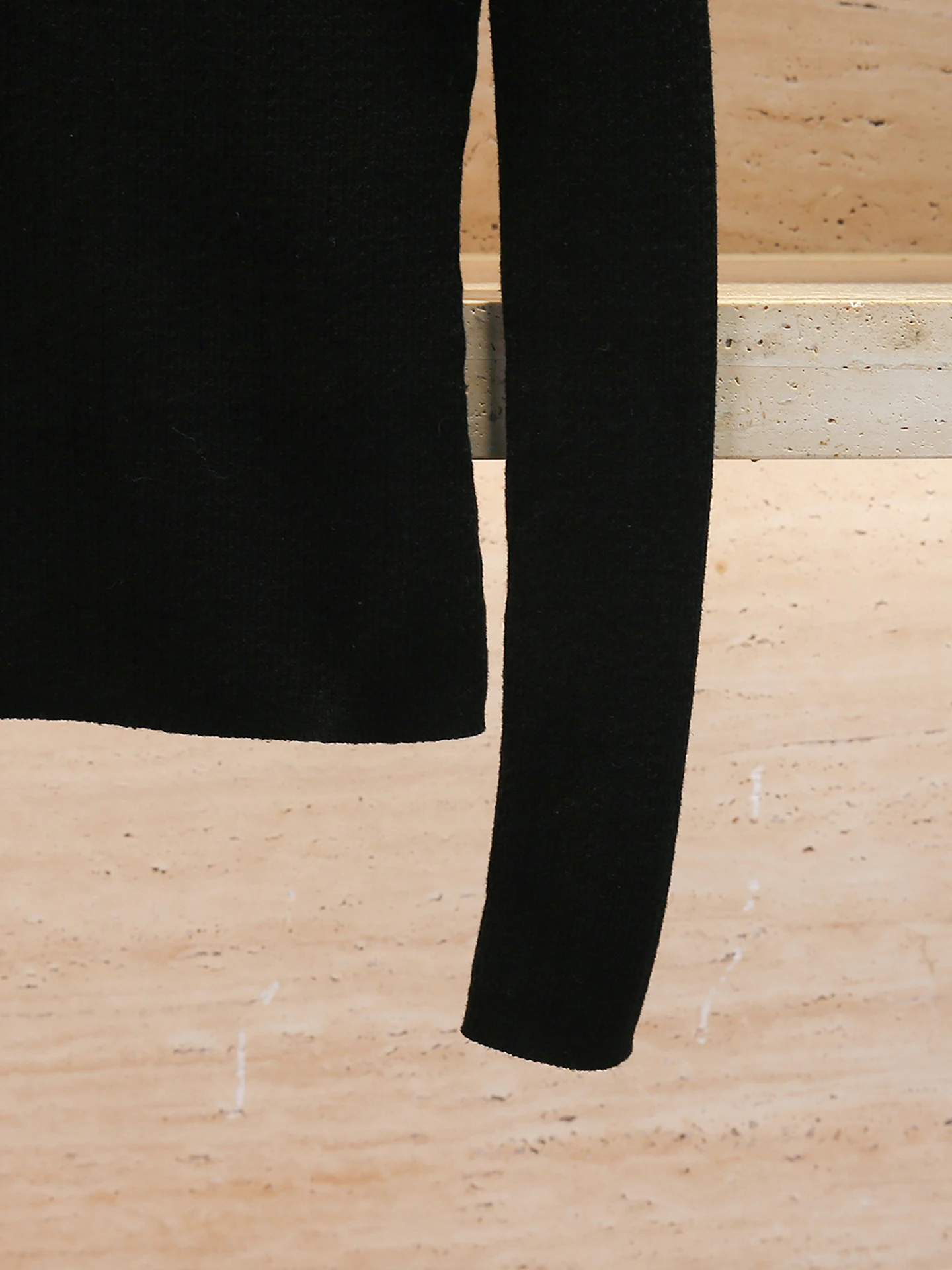 French Sle Slim Fit Knitted Sweater Women's Base Layer Top with Beads Autumn Winter Faion Versatile High End Ladies' Wear