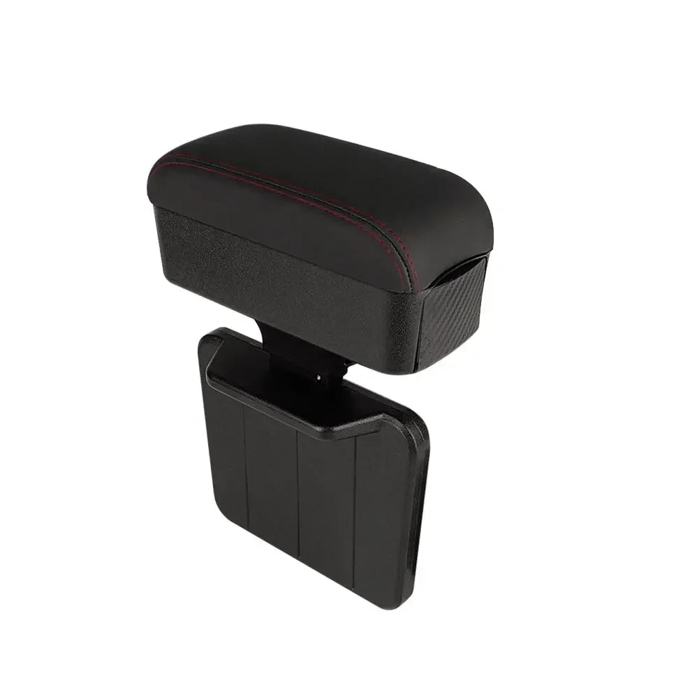 

Черный, красный автомобильный органайзер-подстаканник для подлокотника, выдвижной держатель для стаканов, вместительный ящик для хранения для автомобилей с механической коробкой передач