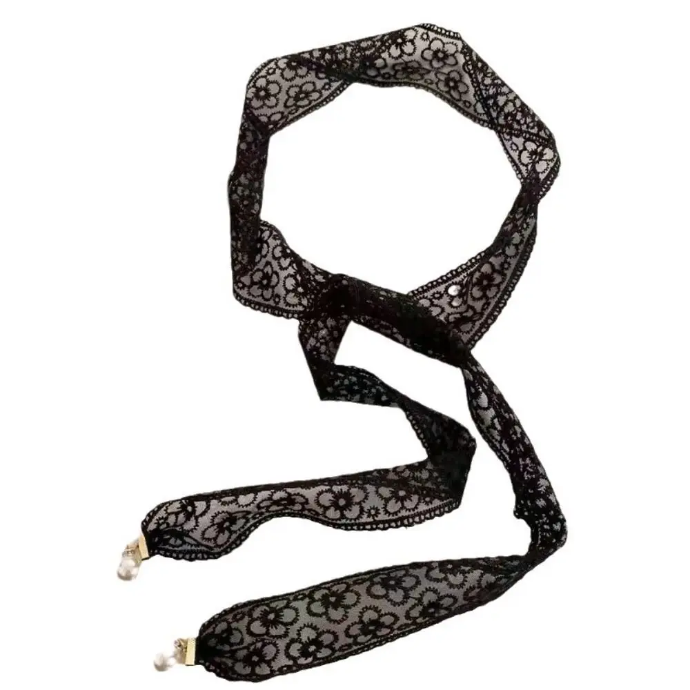 Трендовые милые декоративные кружевные поясные ремни с жемчужной подвеской, элегантный пояс-цепочка, аксессуары для одежды, платье, поясная цепочка для женщин