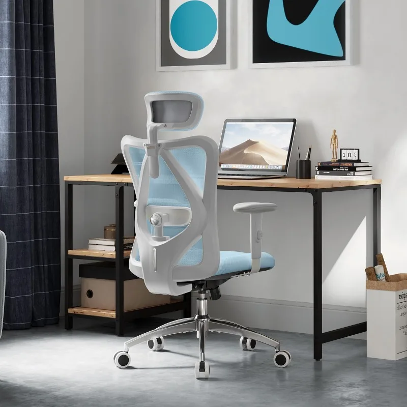SIHOO M18 Ergonomic Office Chair, Computer Desk Chair with Adjustable Headrest and Lumbar Support