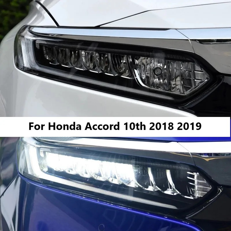 Car Headlamp Cover For Honda Accord 10th 2018 2019 Front Headlamp Lens Headlight Housing Protection Cover Shell Lens Lampshade