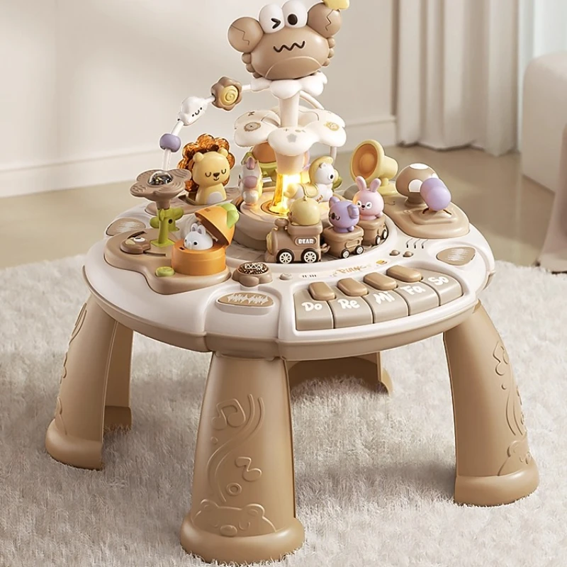 

Детский учебный стол, многофункциональная развивающая игрушка для малышей 1-6 лет, подарочный стол для раннего обучения