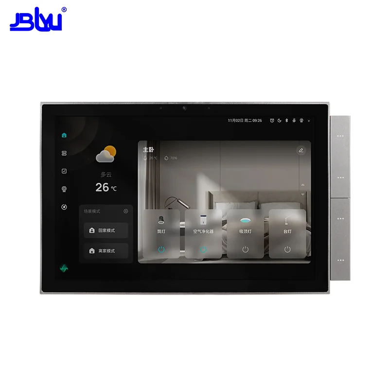 

Tuya Smart Life 10.1" Smart Home Control Tuya Central Control Switch Panel With Zigbee Hub Gateway Multi-function Touch Screen