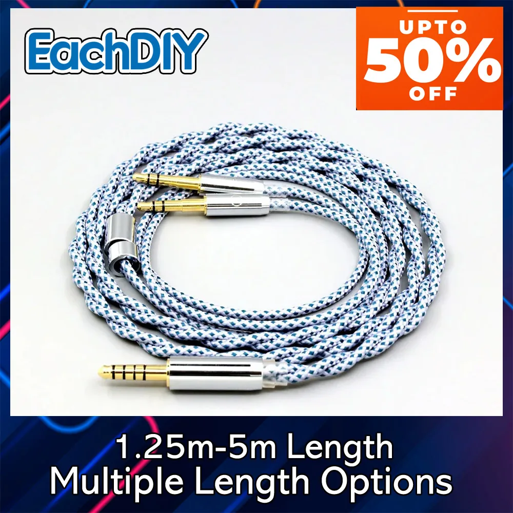 99% مزيج من الفضة النقية من الجرافين OCC كابل سماعة أذن للصوت النهائي D8000 AFDS pro Design Pandora Hope vi Yamaha 8642