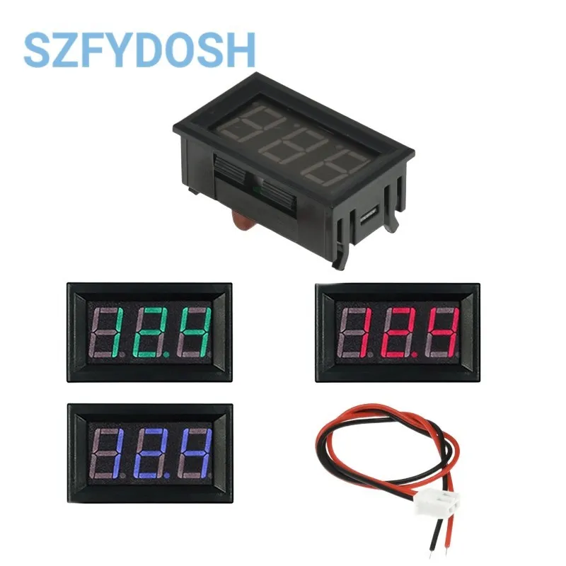 0.56'' Mini Digital Voltmeter  LED Digital Display Two-wire AC Voltmeter AC220V 380V Industrial 70V~500V Household Voltmeter