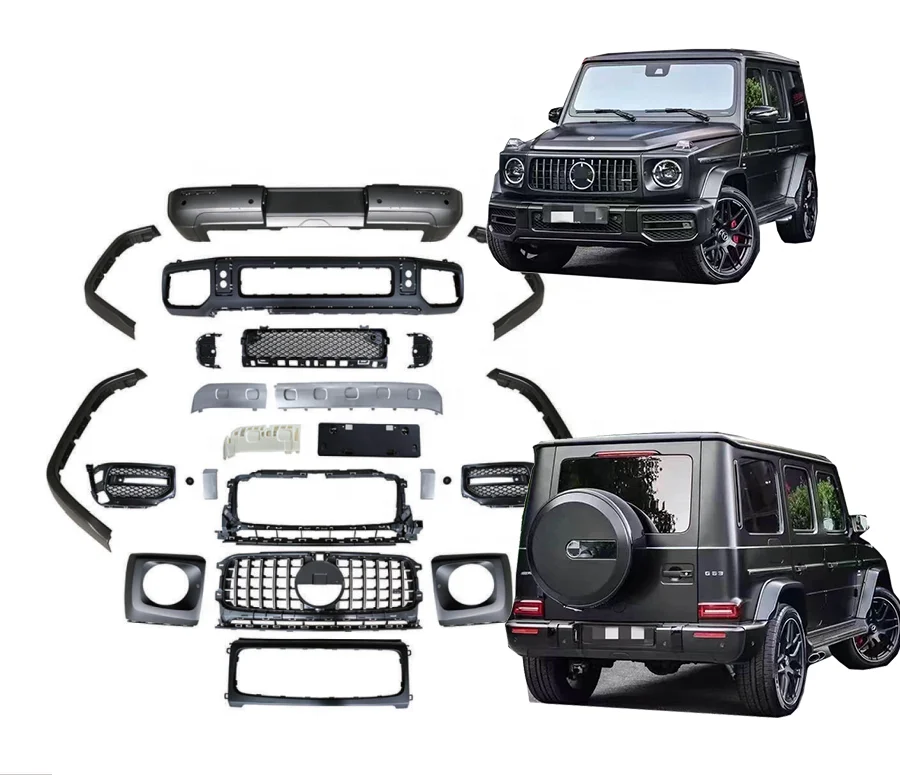 Car Modification Parts G Wagon W464 G63 BodyKit For Benz G Class W464 G500 G550 G400 G350 Bumpers Grille Headlight 2019+