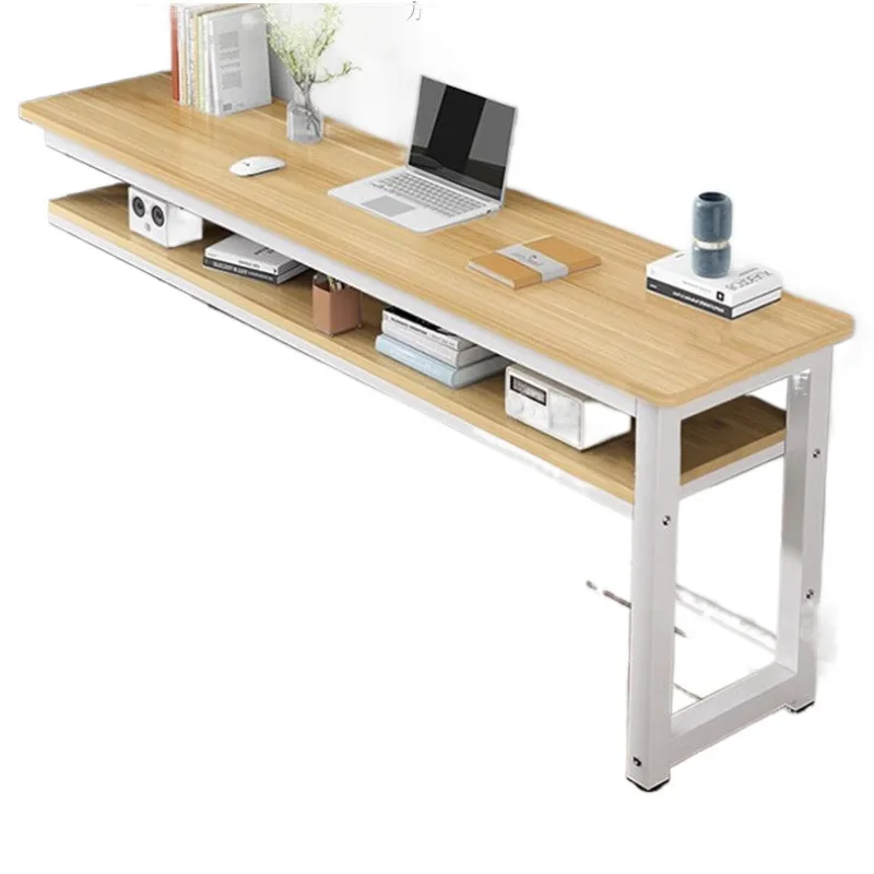 

Настольный длинный бытовой компьютерный стол, учебный стол, студенческий письменный стол, офисный простой прямоугольный верстак